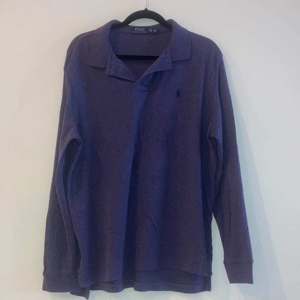 COPY - Polo by Ralph Lauren Long Sleeve Shirt Man Purple 2XL